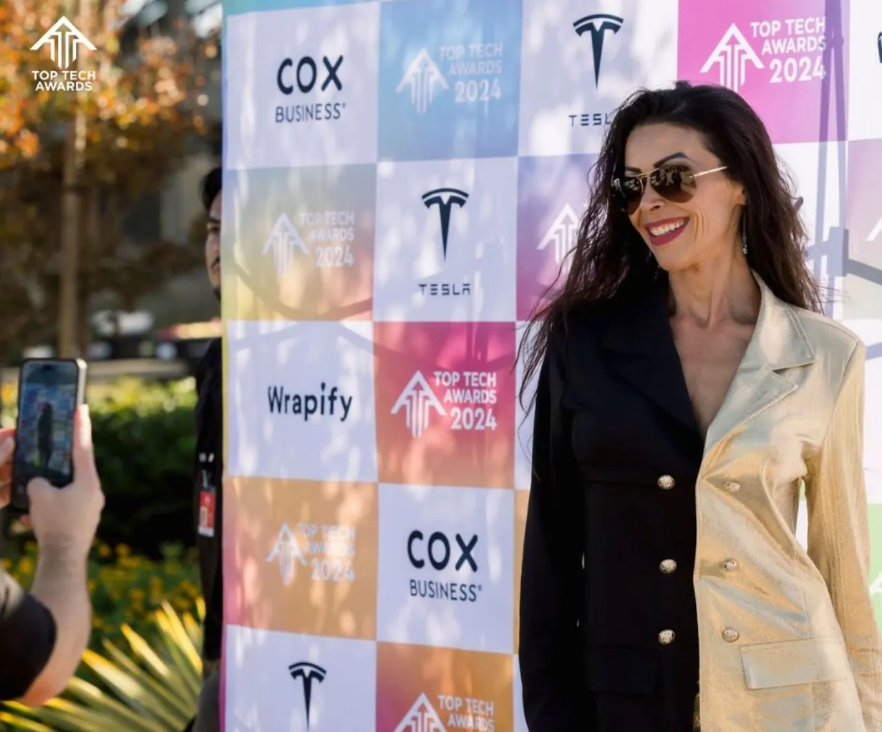 Shirin Alipanah at Top Tech Awards 2024 red carpet